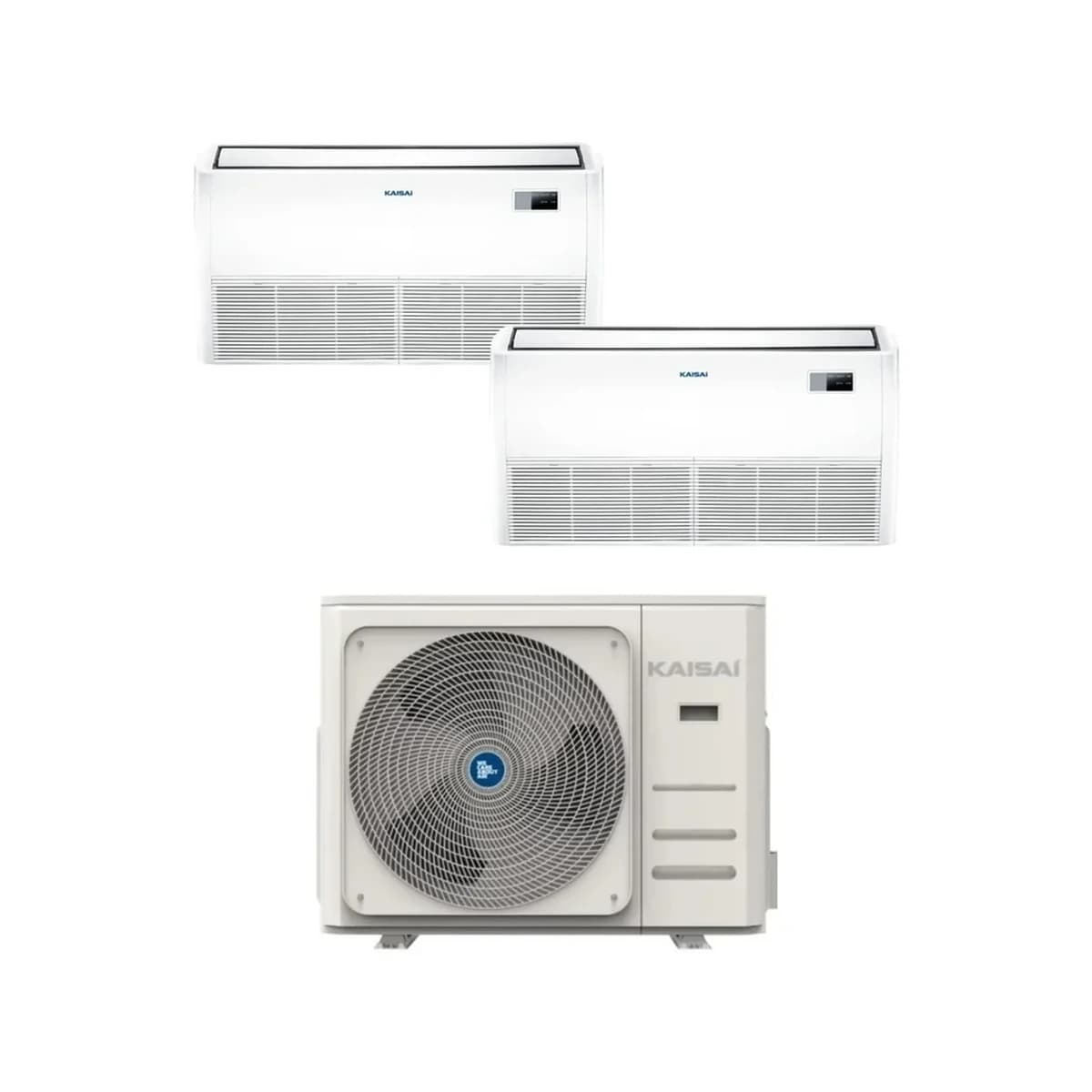 SET Klimatizácia parapetná KAISAI 2 x KUE-24HRG32X 14,1 kW Twin – kompletný set 14,1 kW, energetická trieda A++