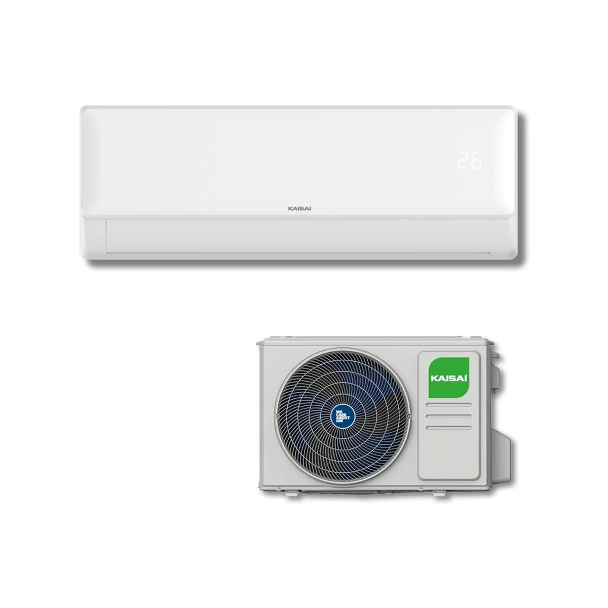 SET Klimatizácia nástenná KAISAI FLY+ 2,6 kW White – kompletný set 2,6 kW, energetická trieda A++ - foto 1